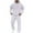 White, variant on CCRFTGI Track Suits Mens Athletic 2 Piece Zip-Up Hoodie and Sweatpants Set Soft Fall Track Suits Workout Fleece Jogging Suit Tracksuits Black M