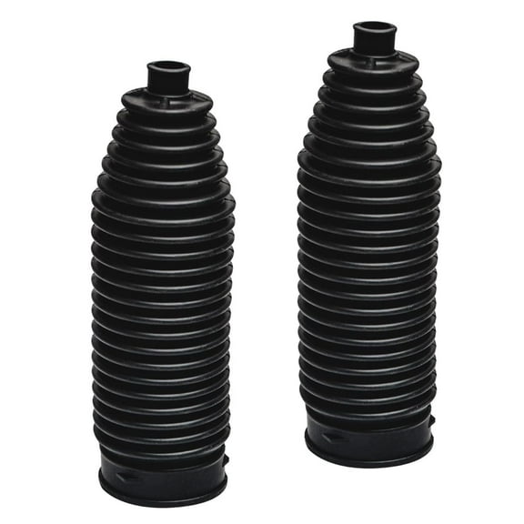 Detroit Axle - Boots for Silverado Sierra Yukon XL Suburban 1500 Dodge Ram 2500 3500 Challenger Escalade Tacoma, 2pc Rack and Pinion Tie Rod Boots & Bellows with Locking c-clamps Replacement