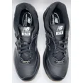 thumbnail image 3 of New Balance Mens 574 Leather Black Gum Metal ML574LEB Size 10 D NWOB Lifestyle, 3 of 6
