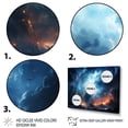 thumbnail image 3 of Designart "Dreaming Amid Electric Lightning" Landscapes Floater Framed Canvas Wall Art, 3 of 7