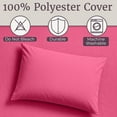 thumbnail image 6 of Brushed Microfiber Sheet Set-3 Piece Bed Linens-Fitted & Flat Sheets, Plus Pillowcase-Wrinkle, Stain & Fade Resistant by Lavish Home (Twin XL, Pink), 6 of 9