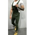 thumbnail image 2 of 2020 New Mens Ripped Denim Jumpsuits Long Overalls Men Rompers Jeans Suspender Trousers, 2 of 5