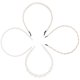 thumbnail image 1 of Fashion Pearl Headbands For Girls Party Hair Accessories 14x12.5cm Hair Clasp 4Pcs, 1 of 4