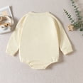 thumbnail image 4 of Coerni New Born Halloween Outfit Girls Boys Cute Romper Bubble Sweatshirt Bodysuit Fall Halloween Baby Clothes Pumpkin Onesie, 4 of 8