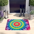 thumbnail image 2 of Colorful Rainbow Tie Dye Spiral Flannel Non Slip Door Rugs,Washable Door Mats Indoor,Decorative Door Mats,Dirt-Resistant and Absorbent Doormat for Entrance,Bedroom,Kitchen,Bathroom,31.5"x17", 2 of 4