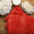 thumbnail image 4 of Premium Egyptian Cotton Highly Absorbent Assorted 4-Piece Plush Towel Set - 20" x 30", 4 of 6