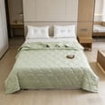 thumbnail image 6 of Dvumao 39x59 Inch Summer Quilt Cooling Blanket, Soft Lightweight Air Conditioning Quilt, Breathable Bedspread for Single Bed, Dorm, Sofa, 6 of 6