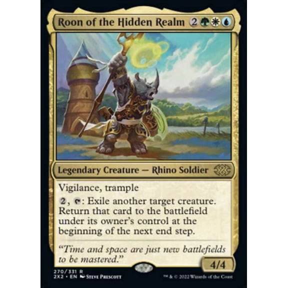 MtG Double Masters 2022 Rare Roon of the Hidden Realm (FOIL) #270