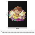 thumbnail image 3 of Fancy Nancy Cartoon Blanket, Soft Cozy Fluffy Plush Throw Blanket for Boys Girls Young Adults, Warm Flannel Blanket for Living Room Bedroom Couch Bed 50"x60", 3 of 8