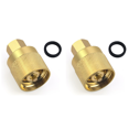 thumbnail image 1 of 2X RE7141F Propane Forklift Connector Adapter Valve with Gasket - Brass Female Connector, 1 of 6