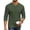 Army Green, variant on COOFANDY Men's Henley Shirts Long Sleeve Basic Waffle Pique Pullover T-Shirt with Pocket Christmas Sweater