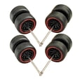 thumbnail image 3 of Yinanstore 8 Pcs Pneu Modifié à l'Échelle 1/64 avec Essieux Ronds Modèle de Simulation Roues Pneus pour Enfants Garçons Accessoires de Modèles de Voitures Rouge, 3 of 8