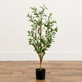 thumbnail image 3 of Nearly Natural Olive Artificial Potted Tree - 3' - Green, 3 of 6