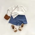 thumbnail image 2 of 5 pack cotton toddler boys and girls shirts toddler short sleeve animals graphic t-shirts summer tops tees 2T-6Y Blue 4-5 Years, 2 of 4