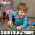 thumbnail image 2 of Light Up Train Toy for Toddlers - Transparent Gear Car Toys for Kids - Early Music Educational Crawling Toys - Flashing Lights and Battery Operated - Birthday for Boys & Girls, 2 of 8