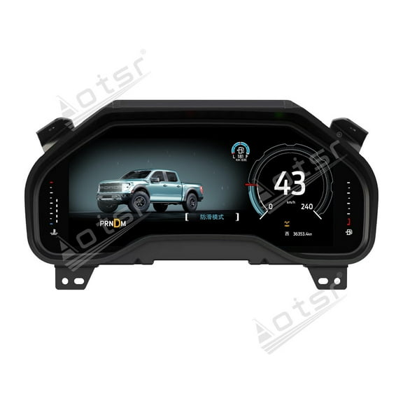 Aotsr 12.3 inch car LCD instrument cluster speedometer suitable for Ford F150 2015-2020