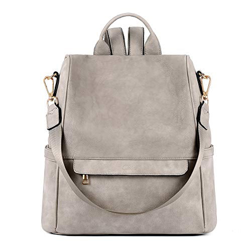 CLUCI Womens Backpack Purse Leather Fashion Large Travel Ladies Designer Anti-theft Bookbag Purse 