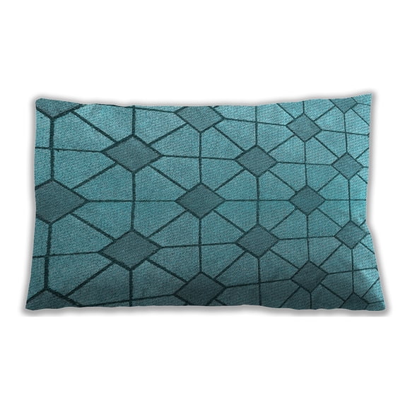 Ahgly Company Indoor Rectangular Contemporary Lumbar Throw Pillow, 13 inch by 19 inch