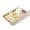 Roman Travertine-12" x 8" x 0.8", variant on Marble Serving Tray White Marble-namib Fantasy 10" x 5" x 0.8" Home Kitchen Countertop Use