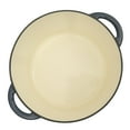 thumbnail image 3 of Gibson Home 7 Qt Enameled Cast Iron Dutch Oven Pot with Lid – Round, Oven Safe to 500°F, Ideal for Bread Baking & Stews - Gradient Navy Blue, 3 of 14