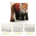 thumbnail image 4 of Orinice Red Panda Graphic Decorative Throw Pillow Cover for Home Couch Living Room Bed Sofa, Cotton Linen Cushion Case, 1PC 24x24in, 4 of 5