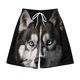 thumbnail image 1 of Pantalones Cortos para Hombre de Cintura Elástica con Bolsillos Pantalones de Playa de Impresión Casual, Poliéster Ligero de Moda para la Primavera Verano Al Aire Libre Y el Uso Diario, 1 of 5