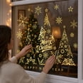 thumbnail image 4 of Christmas Window Stickers Clings Removable Vinyl Christmas Tree DIY Wall Window Door Mural Showcase Decal Sticker, 4 of 5