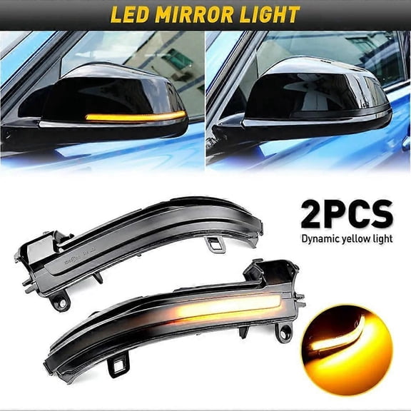 Dynamic LED Side Mirror Turn Signal Lamp Light for 1 2 3 4 Series F20 F22 F30 63137280771, 63137280772