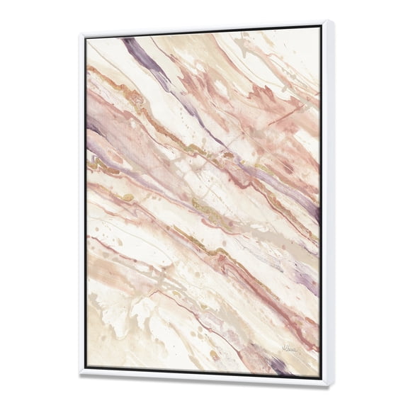 Designart ' Copper Shabby Dreams ' Shabby Chic Framed Canvas