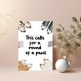 thumbnail image 3 of Tarjeta de graduación RUALOVE Cute Paws 20,5 x 13,5 cm, 3 of 7