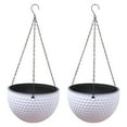 thumbnail image 3 of Masteelf 4 Pcs  Chlorophytum Flower Pot Balcony Hanging Flower Pot Hanging Flower Holder, 3 of 8