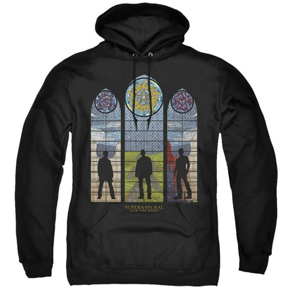 Supernatural - Stained Glass - Pull-Over Hoodie - Medium