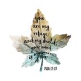 thumbnail image 2 of Psalm Leaf 1 Poster Print by Allen Kimberly (12 x 12), 2 of 2