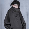 thumbnail image 1 of -Sudadera con capucha estilo Harajuku para mujer, ropa de calle coreana, estilo gótico, Cyberpunk, de gran tamaño, para parejas, 1 of 5