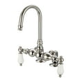 thumbnail image 4 of Water Creation F6-0016-05-AL Double Lever Handle Goose Neck Bath Tub Faucet, 4 of 4