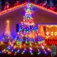 thumbnail image 1 of Adornos navideños guirnaldas de estrellas al aire libre árbol de Navidad, 1 of 5
