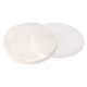 thumbnail image 1 of Uxcell 100 piezas de papel pergamino redondo, 8 pulgadas, forros de papel para hornear antiadherentes para hornear, asar a la parrilla, freír al aire y vaporizar, blanco, 1 of 5