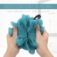 thumbnail image 2 of 3 Different Color Pack Mesh Pouf Bath Sponge - Mesh Body Exfoliating Bath Flower Bath Ball Lace, 2 of 6