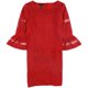 thumbnail image 1 of Alfani Vestido tubo de ganchillo para mujer, rojo, 4, 1 of 1