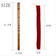 thumbnail image 2 of E Key Meibet Mini Piccolo Velvet Bag Tune Flauta de Bambú Flauta de Instrumento Musical Nacional, 2 of 5