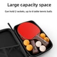 thumbnail image 7 of EVA Hard Shell Table Tennis Racket Bag Waterproof Shockproof Large Capacity Paddle Case, 7 of 7