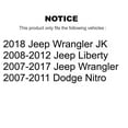 thumbnail image 2 of TEC Rear Ceramic Disc Brake Pads TEC-1274 for Car Jeep Wrangler Liberty JK Dodge Nitro, 2 of 10