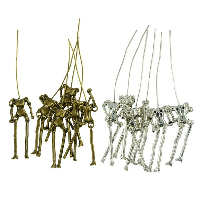 Colgantes de Cuerpo DIY Hugo Bronce 12 Piezas