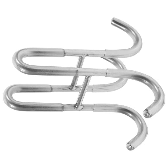 WHAMVOX  over The Glass Towel Hook Shower Hooks for inside Hanger Door Bathroom Silver