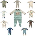 thumbnail image 3 of Carter's Baby Toddler Boy's Warm Soft Fleece Zip Up Footie Pajamas (White Cars, 3T), 3 of 3