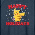 thumbnail image 3 of Pokémon - Happy Holidays - Women's Lightweight French Terry Long Sleeve Shirt, 3 of 5