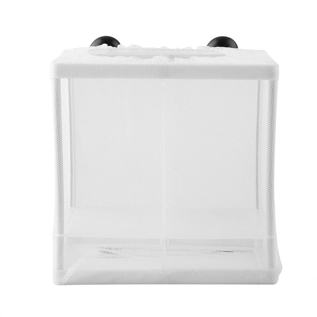 Caja de malla de aislamiento multifuncional, red de cría de peces, incubadora de tanque de peces para acuario, criador