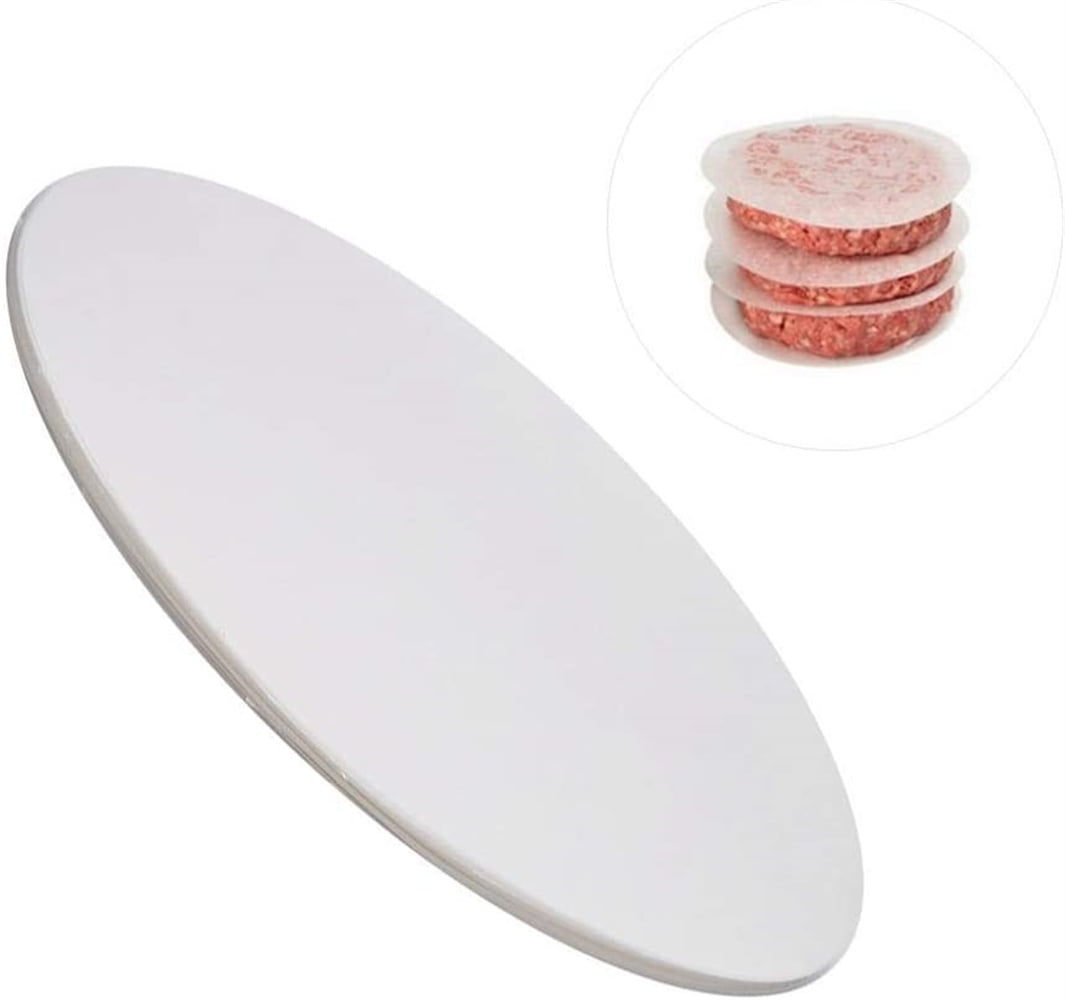Happon Hamburger Patty Paper Wax Papers to Separate Frozen Pressed Patties 100 Pcs Burger