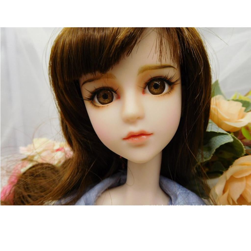 1/4 Doll Curly Eyelashes For BJD Girl Dolls Eyes Makeup Supplies 3 Pairs 