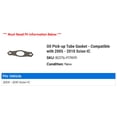 thumbnail image 2 of Oil Pick-up Tube Gasket - Compatible with 2005 - 2010 Scion tC 2006 2007 2008 2009, 2 of 2